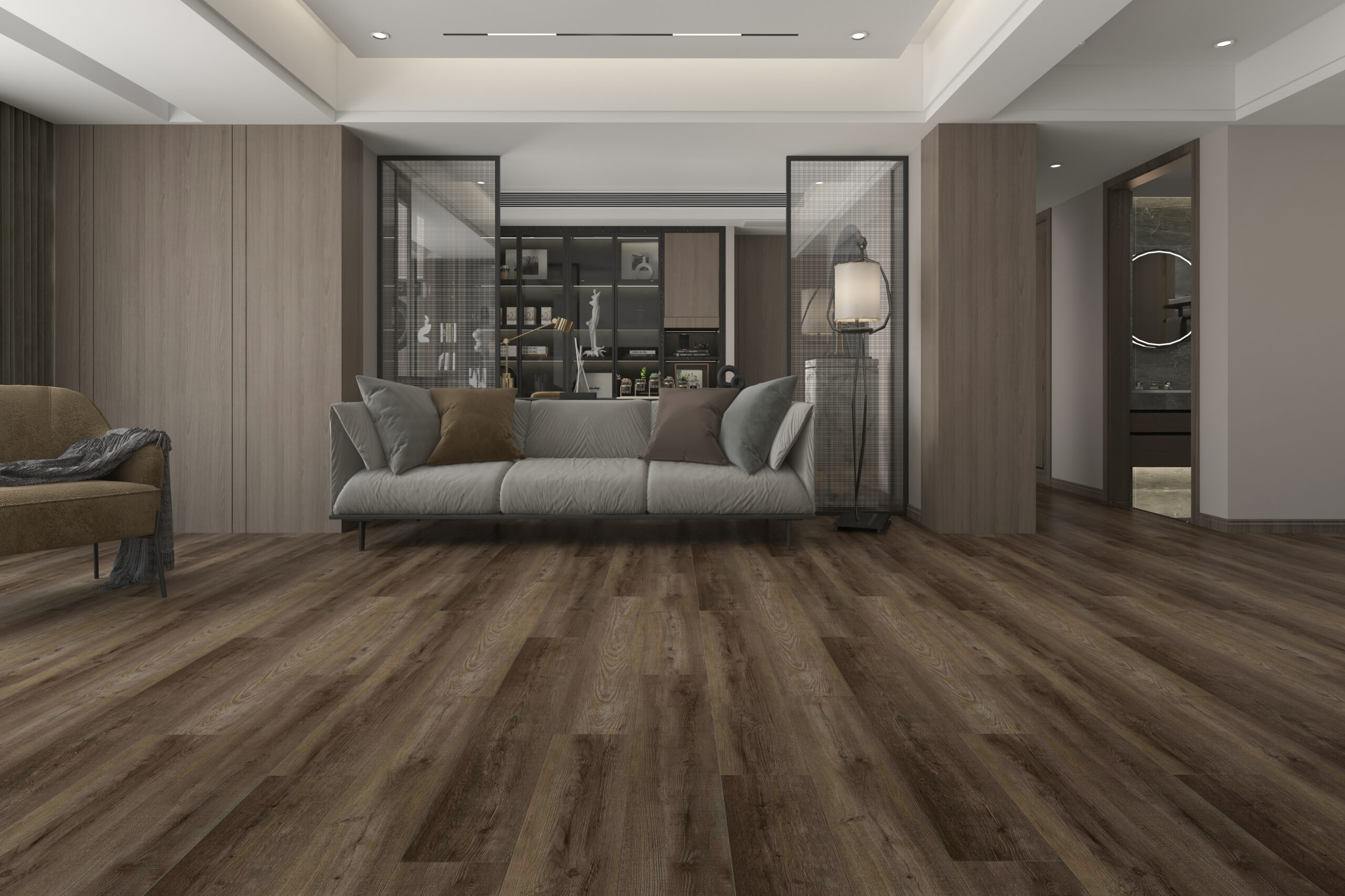 SPC Wood Dark Room